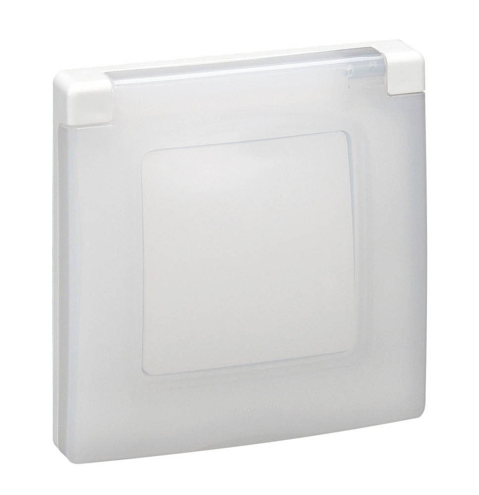 Plaque 1 poste IP44 IK07 - finition Pur Niloé Legrand - 665000