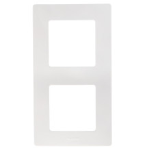 Plaque de finition 2 postes -Pur Niloé - Legrand - 665002
