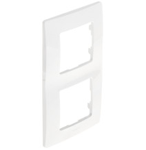 Plaque de finition 2 postes -Pur Niloé - Legrand - 665002