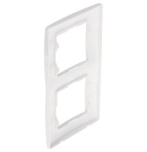 Plaque de finition 2 postes -Pur Niloé - Legrand - 665002