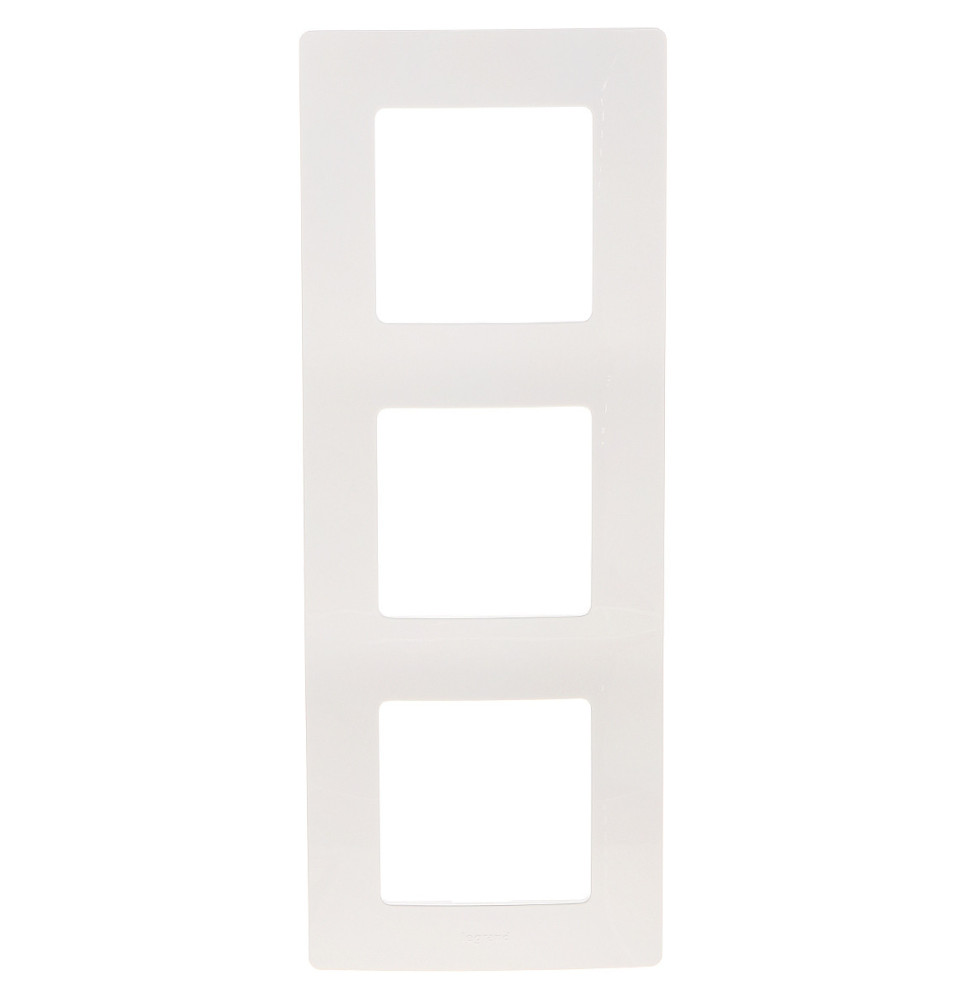 Plaque de finition 3 postes - Pur Niloé Legrand - 665003