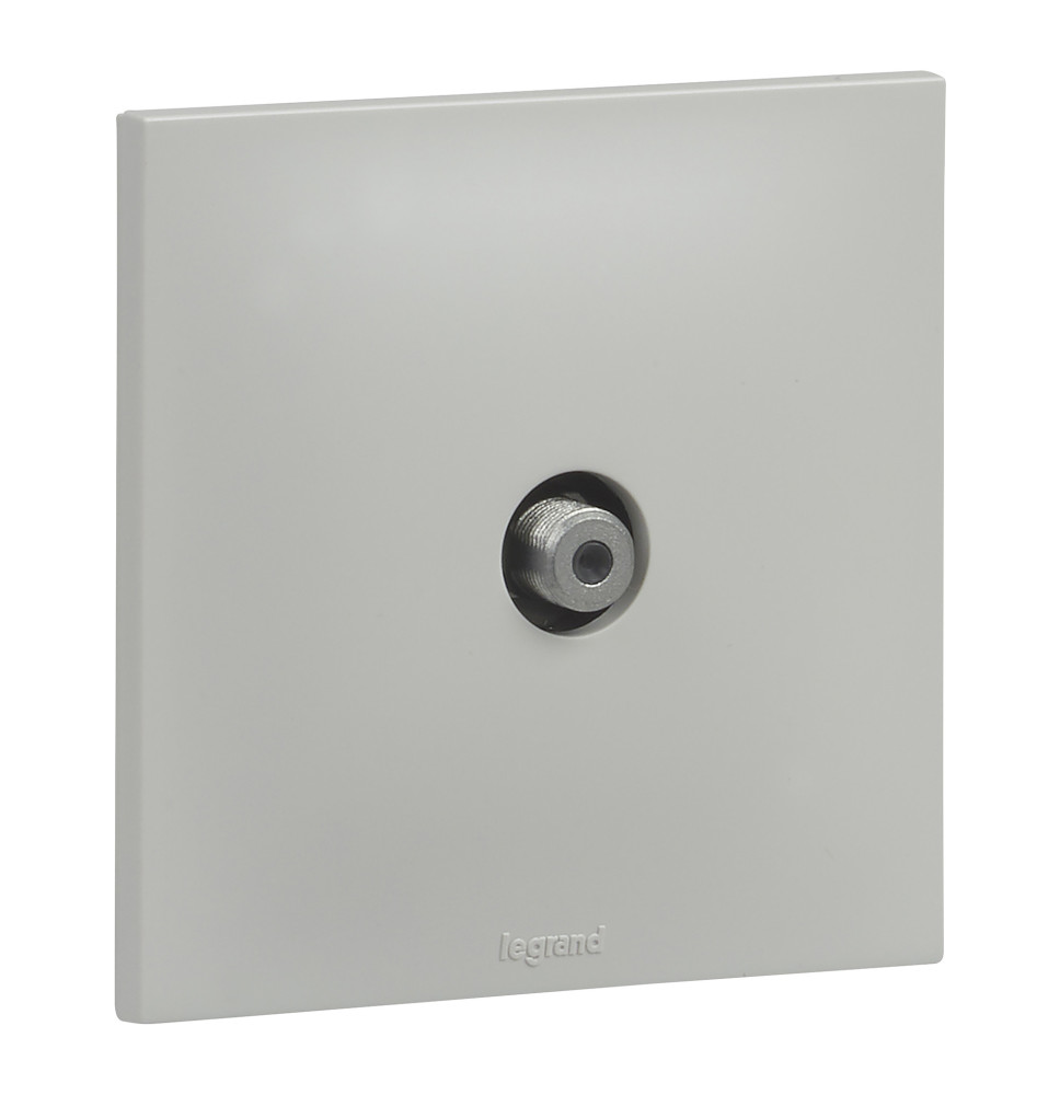 Prise TV type F etoile Urbano finition gris Legrand - UB4111GR