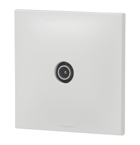 Prise TV passage Urbano finition gris Legrand - UB4112GR