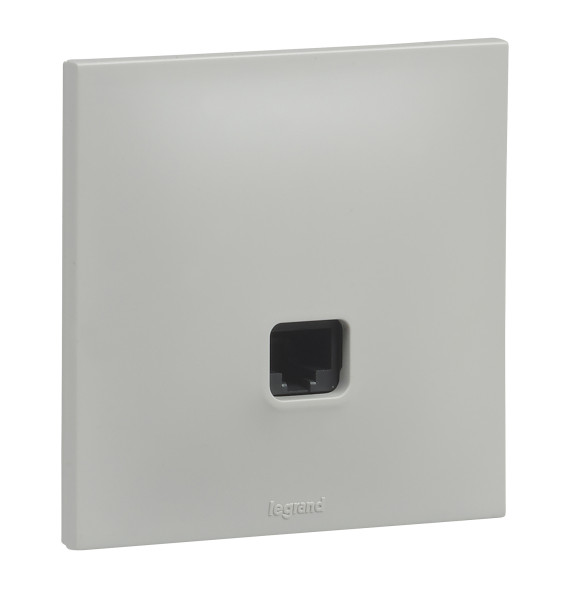 Prise RJ45 categorie 6 UTP Urbano finition gris Legrand -
