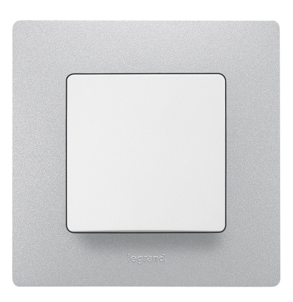 Plaque de finition 1 poste - aluminium - a clipser - IK04 -
