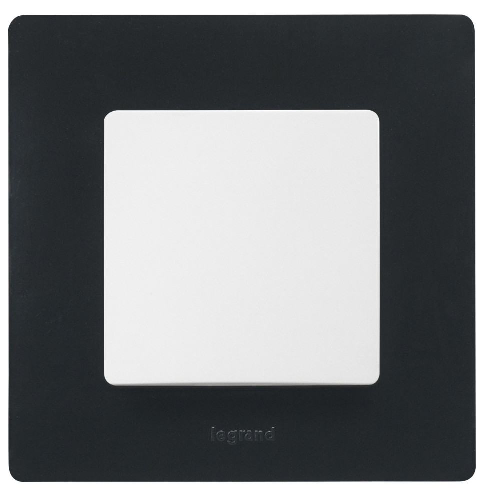 Plaque de finition 1 poste - onyx - Thermoplastique - Fixation