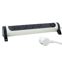 Rallonge multiprise bloc rotatif 4 prises 2P+T, disjoncteur