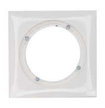 Plaque carrée dooxie 1 poste IP44 finition blanc - Legrand -