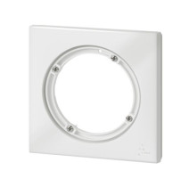 Plaque carrée dooxie 1 poste IP44 finition blanc - Legrand -