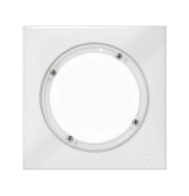 Plaque carrée dooxie 1 poste IP44 finition blanc - Legrand -