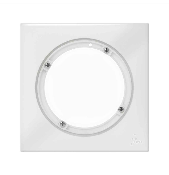 Plaque carrée dooxie 1 poste IP44 finition blanc - Legrand -