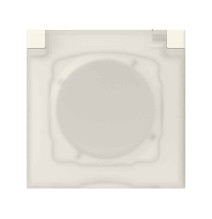 Plaque carrée dooxie 1 poste avec volet IP44 IK07 - Legrand -