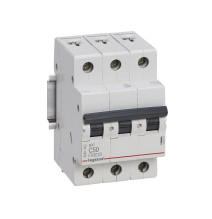 Disjoncteur RX³ 4500A 3P 50A courbe C - Legrand - 419713