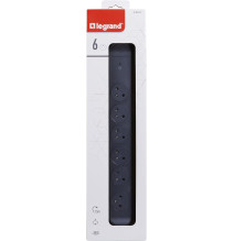 Rallonge multiprise avec bloc rotatif de 6 prises 2P+T