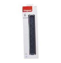 Rallonge multiprise avec bloc rotatif de 6 prises 2P+T Surface