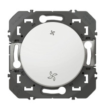 Interrupteur commande VMC dooxie finition blanc - Legrand -