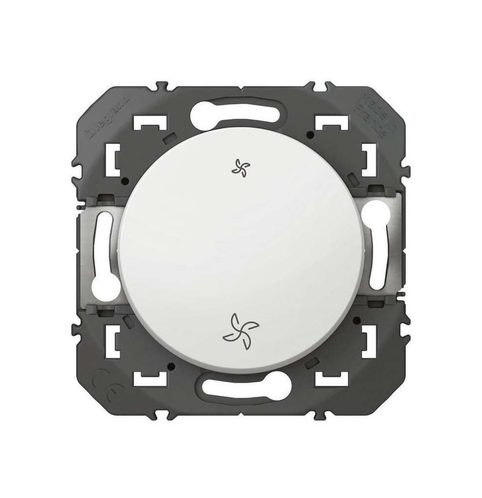 Interrupteur commande VMC dooxie finition blanc - Legrand -