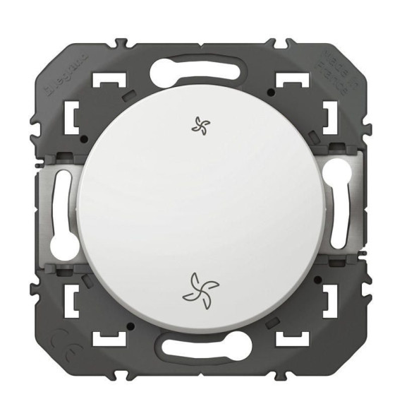 Interrupteur commande VMC dooxie finition blanc - Legrand -