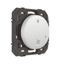 Poussoir commande VMC dooxie finition blanc - Legrand - 600006