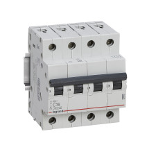 Disjoncteur RX³ 4500A 4P 16A courbe C - Legrand - 419741