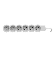 Rallonge multiprise extra-plate équipée de 6 prises 2P+T 16A