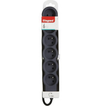 Rallonge multiprise extra-plate équipée de 6 prises 2P+T 16A