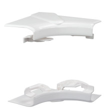 Angle intérieur pour goulotte à clippage direct 50x80mm - blanc