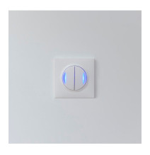 Plaque de finition carrée dooxie 1 poste blanc - Legrand -