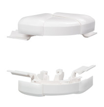 Angle extérieur pour goulotte à clippage direct 50x80mm - blanc