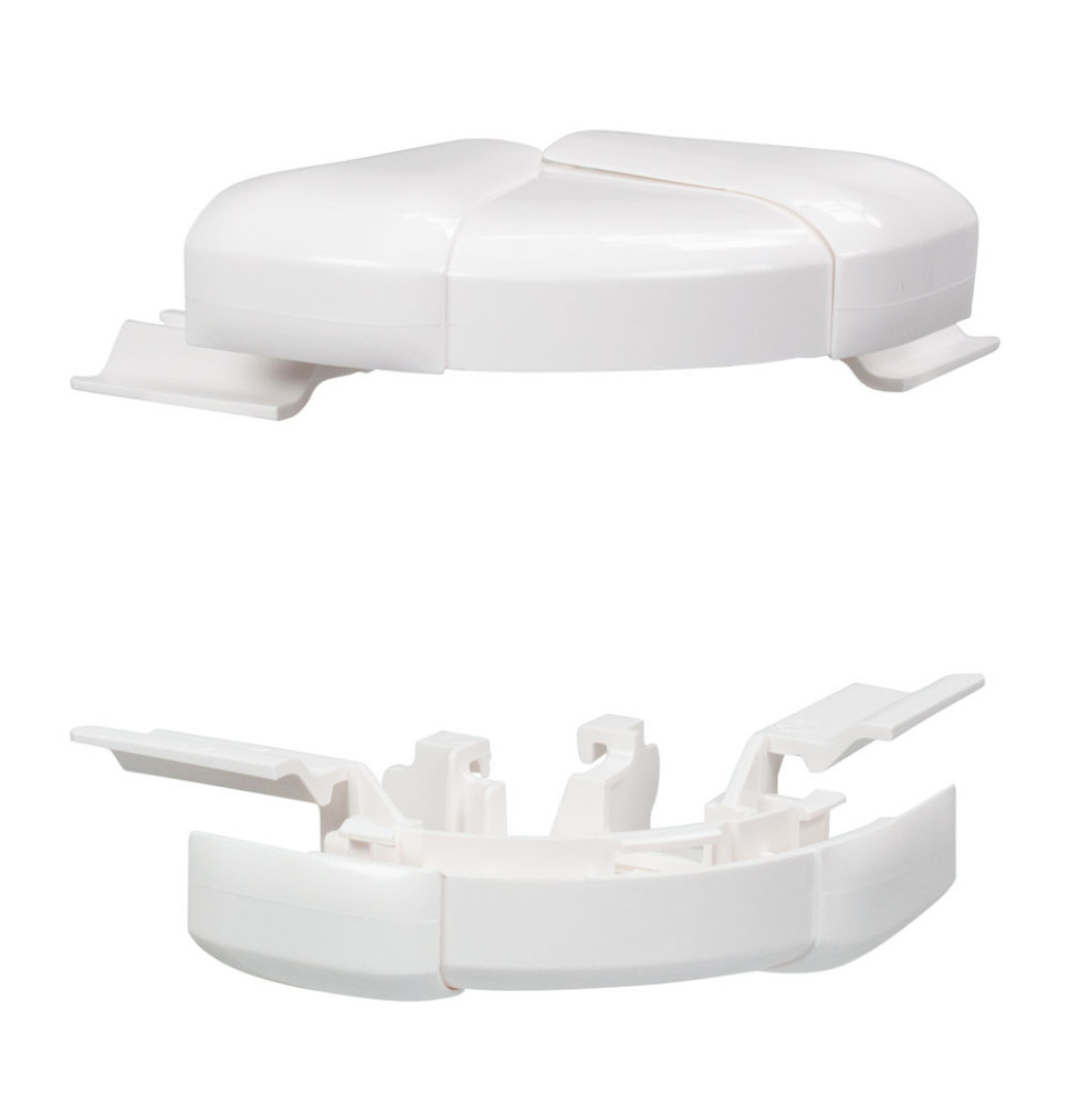 Angle extérieur pour goulotte à clippage direct 50x80mm - blanc