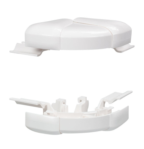 Angle extérieur pour goulotte à clippage direct 50x80mm - blanc