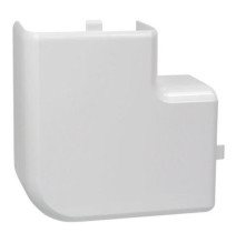 Angle plat 90° pour goulotte à clippage direct 50x80mm - blanc