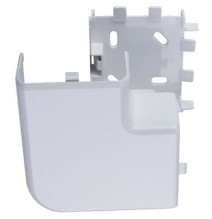 Angle plat 90° pour goulotte à clippage direct 50x105mm - blanc