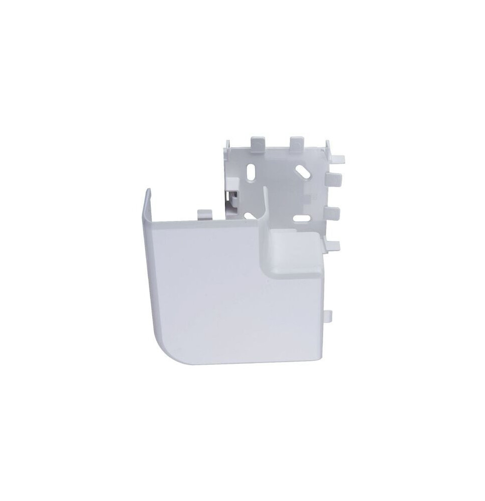 Angle plat 90° pour goulotte à clippage direct 50x105mm - blanc