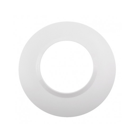 Plaque de finition ronde dooxie 1 poste blanc - Legrand - 600980