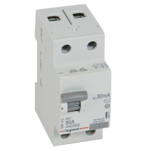 Disjoncteur différentiel RX³ 2P 80A AC 30mA - 402027