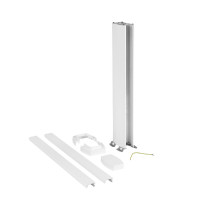 Colonnette à clippage direct 2 compartiments hauteur 0,68m
