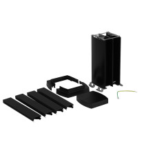 Colonnette à clippage direct 4 compartiments hauteur 0,30m