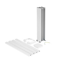 Colonnette à clippage direct 4 compartiments hauteur 0,68m