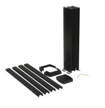 Colonnette à clippage direct 4 compartiments hauteur 0,68m