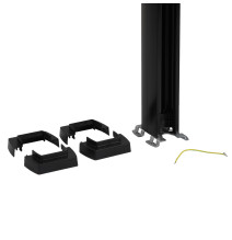 Colonne à clippage direct 1 compartiment 2 faces hauteur 2,67m