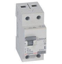 Disjoncteur différentiel RX³ 2P 63A AC 300mA - 402034