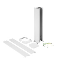 Colonnette universelle 2 compartiments hauteur 0,68m couvercle