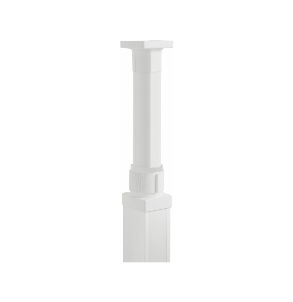 Kit finition perche pour colonne 1 et 2 compartiments - blanc Kit finition perche pour colonne 1 et 2 compartiments - blanc