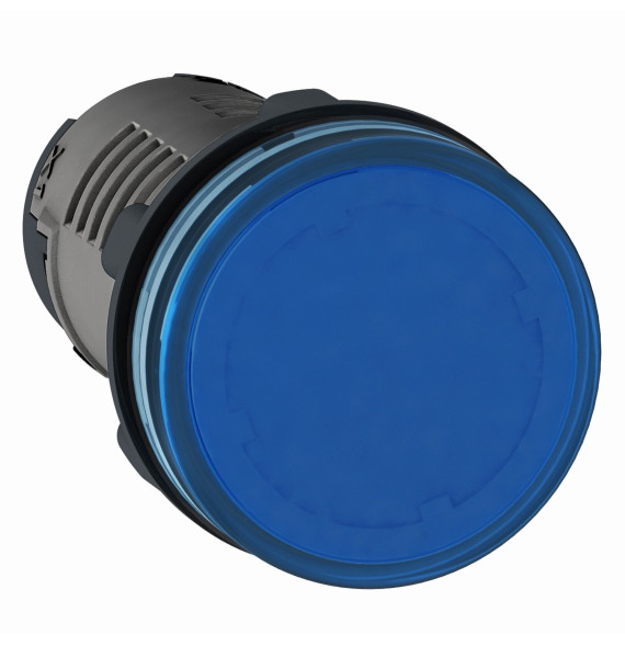 Voyant monolithique Easy Harmony XA2 plastique bleu 22 mm