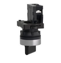 Complete selector switch Easy Harmony XA2 plastic black 22mm 2