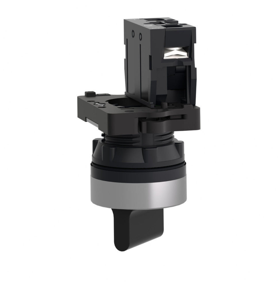Complete selector switch Easy Harmony XA2 plastic black 22mm 2