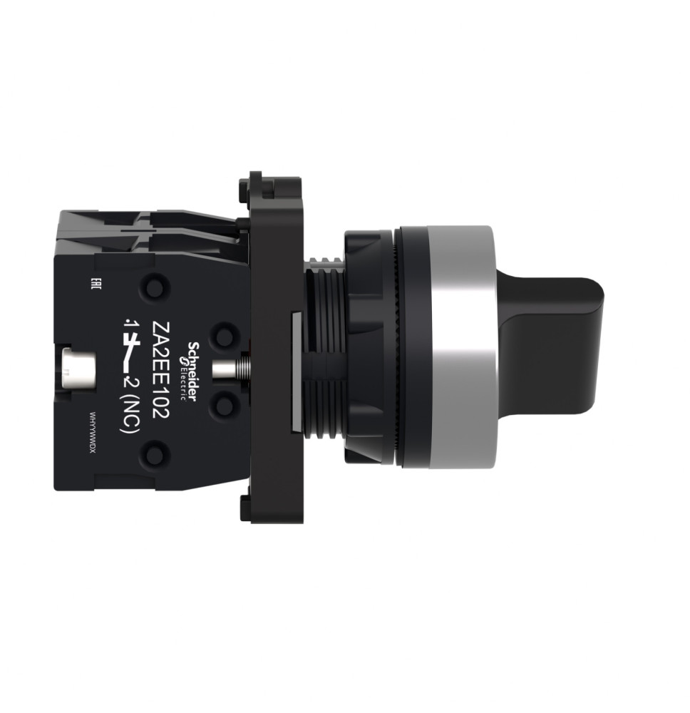 Complete selector switch Easy Harmony XA2 plastic black 22mm 2
