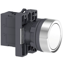 Bouton poussoir complet Easy Harmony XA2 plastique affleurant