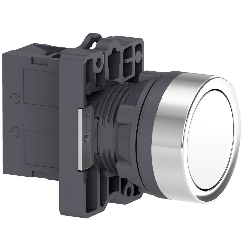 Bouton poussoir complet Easy Harmony XA2 plastique affleurant